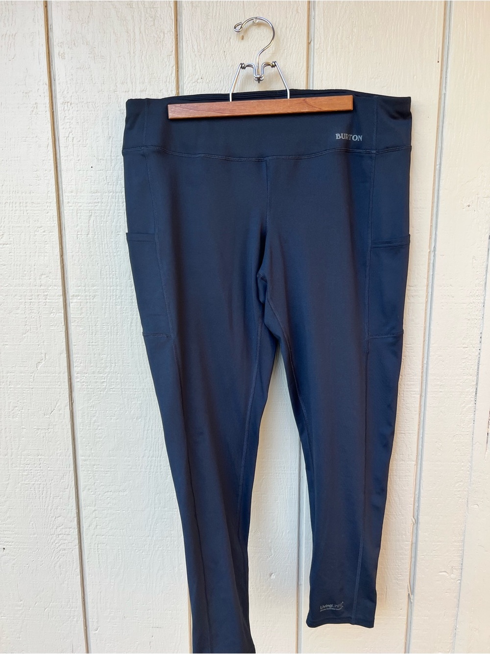 Burton Women’s Heavyweight X Base Layer Pants Black Leggings With Pockets